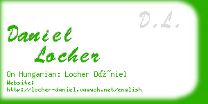 daniel locher business card